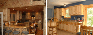 Knotty Pine Cabinetry