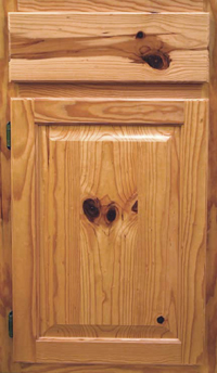 Raised Panel - Knotty Pine